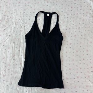 Black Racerback Tank (S)